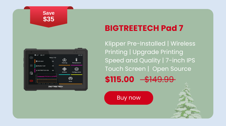 BIGTREETECH Pad 7 With Pre-Installed CB1 Core Board For Running Klipper