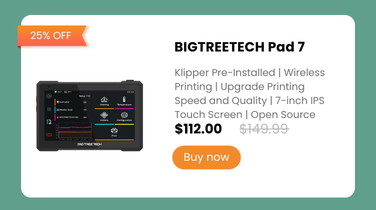 BIGTREETECH Pad 7 With Pre-Installed CB1 Core Board For Running Klipper