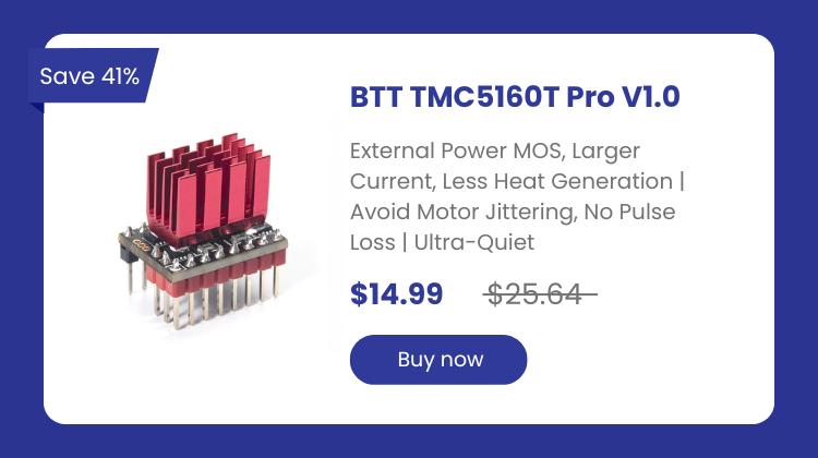 BIGTREETECH TMC5160T Pro V1.0 Stepper Motor Driver