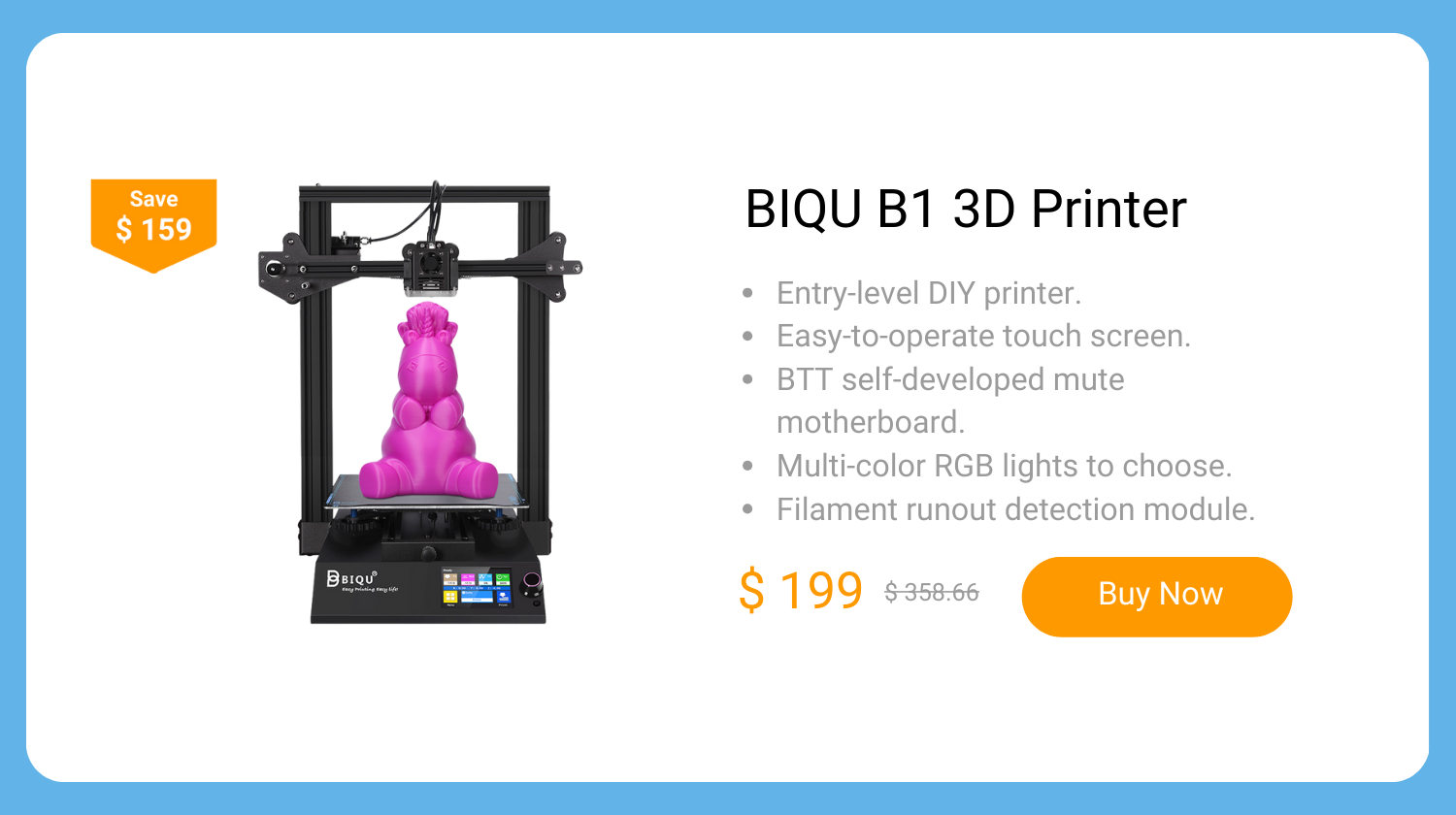 BIQU B1 3D Printer