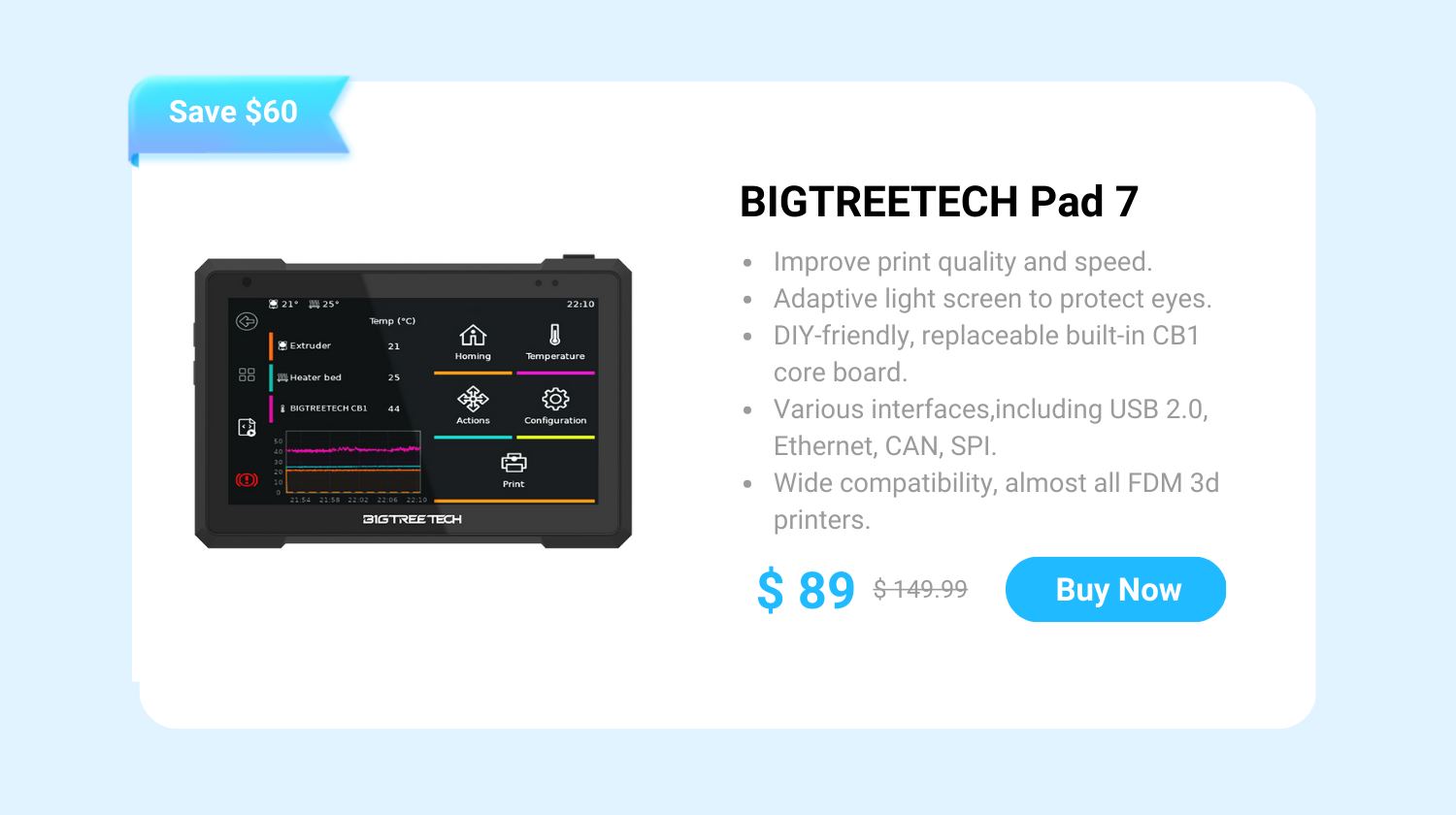 BIGTREETECH Pad 7