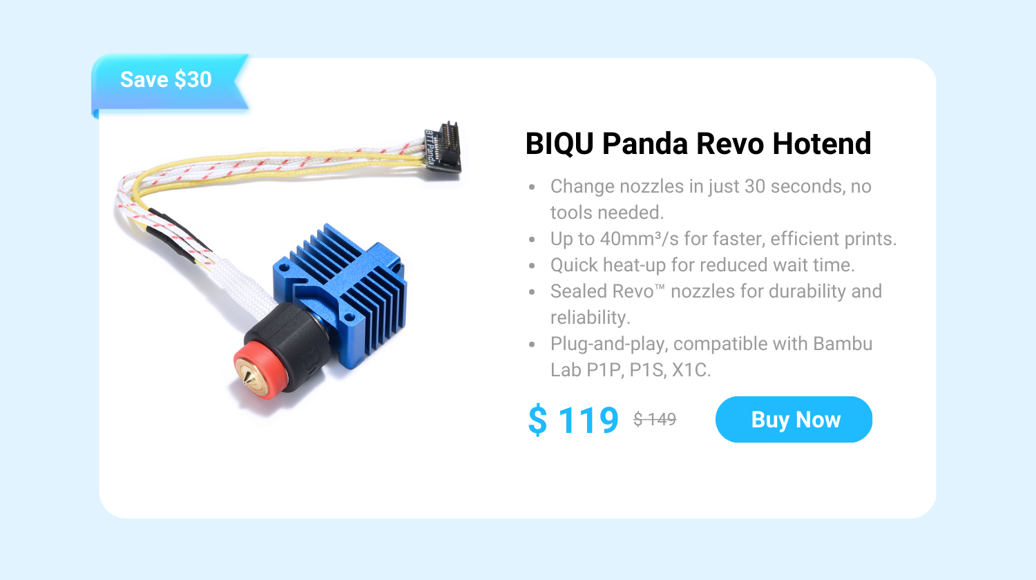 BIQU Panda Revo Hotend